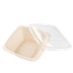 Víčko PET na misky 470/710/950/1240 ml hranaté transparentní
