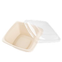 Víčko PET na misky 470/710/950/1240 ml hranaté transparentní