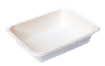 EKO - BIO zatavovací miska 1D cukrová třtina 227x178x50 mm bílá