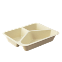 EKO - BIO zatavovací miska 3D cukrová třtina 227x178x45 mm béžová