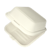 Hamburger box z cukrové třtiny 150x150x75 mm