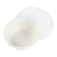 Kelímek EKO z cukrové třtiny na dresing 60 ml O62mm bílý