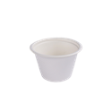 Kelímek EKO z cukrové třtiny na dresing 100 ml O75mm bílý