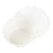 Plastové víčko PET na kelímek na dresing 100 ml O75mm transparentní