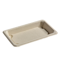 Miska EKO z cukrové třtiny na SUSHI 164x89x21 mm béžová
