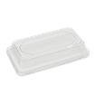 Plastové víčko PET k misce na SUSHI 165x95x30 mm transparentní