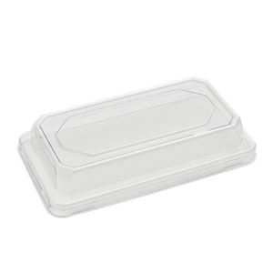 Plastové víčko PET k misce na SUSHI 165x95x30 mm transparentní