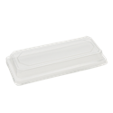 Plastové víčko PET k misce na SUSHI 225x98x30 mm transparentní