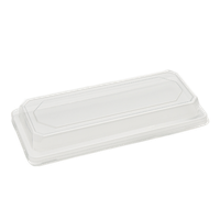 Plastové víčko PET k misce na SUSHI 225x98x30 mm transparentní