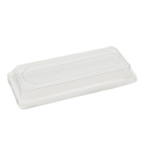 Plastové víčko PET k misce na SUSHI 225x98x30 mm transparentní