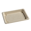 Miska EKO z cukrové třtiny na SUSHI 165x110x21 mm béžová