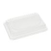 Plastové víčko PET k misce na SUSHI 170x115x30 mm transparentní
