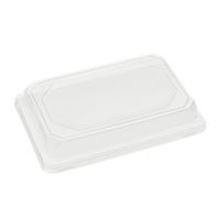 Plastové víčko PET k misce na SUSHI 170x115x30 mm transparentní