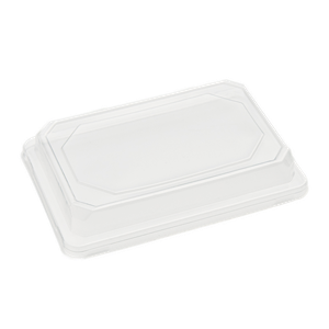 Plastové víčko PET k misce na SUSHI 170x115x30 mm transparentní