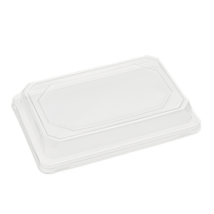 Plastové víčko PET k misce na SUSHI 188x130x30 mm transparentní