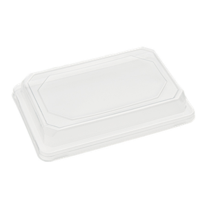 Plastové víčko PET k misce na SUSHI 220x138x30 mm transparentní
