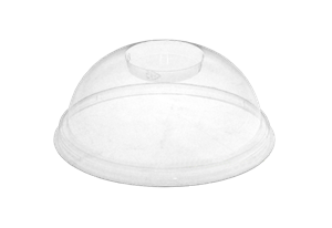 Víčko EKO PLA O95 mm vypouklé bez otvoru k 500 ml
