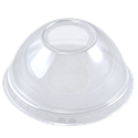 Víčko EKO PLA O98 mm vypouklé s otvorem k 400 ml