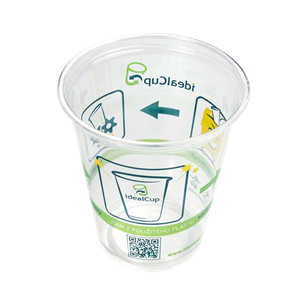 Kelímek EKO rPET 0,3 l nápojový O95 mm idealCup design