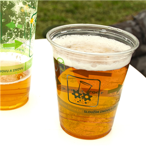 Kelímek EKO rPET 0,3 l nápojový O95 mm idealCup design