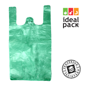Mikrotenová taška 4 kg zelená ideal pack®