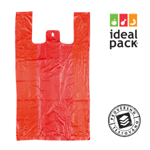 Mikrotenová taška 10 kg červená ideal pack®