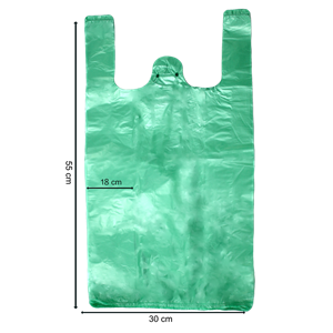 Mikrotenová taška 10 kg zelená ideal pack®