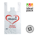 Mikrotenová taška 10 kg potisk Děkujeme ideal pack®