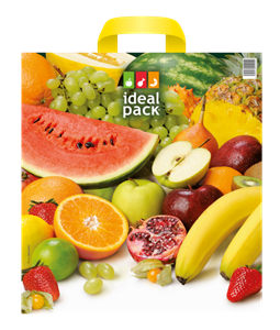 Igelitová taška 45x49 cm Ovoce ideal pack®