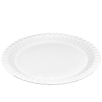 Papírový talíř mělký 23 cm ideal pack®