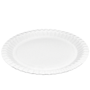Papírový talíř mělký 23 cm ideal pack®