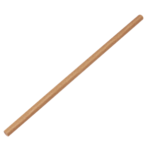 Papírové brčko Jumbo 8/250 mm kraft ideal pack®