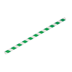 Papírové brčko Jumbo zeleno-bílé proužky 8/250 mm ideal pack®