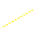 Papírové brčko Jumbo žluto-bílé proužky 8/250 mm ideal pack®