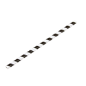 Papírové brčko Jumbo černo-bílé proužky 8/250 mm ideal pack®