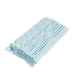 Papírové brčko Jumbo 8/250 mm modré ideal pack®