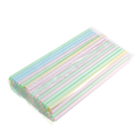 Papírové brčko Jumbo 8/250 mm MIX barev ideal pack®