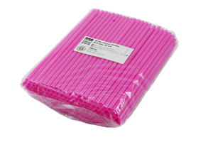 Plastové brčko Jumbo 8/250 mm růžové