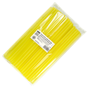 Plastové brčko Jumbo 25cm žluté opakovaně použitelné ideal pack®