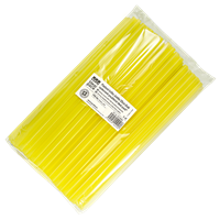 Plastové brčko Jumbo 25cm žluté opakovaně použitelné ideal pack®