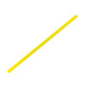 Plastové brčko Jumbo 25cm žluté opakovaně použitelné ideal pack®