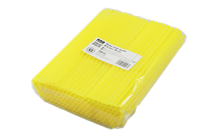 Plastové brčko Jumbo 8/250 mm žluté 