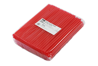 Plastové brčko Jumbo 25cm červené opakovaně použitelné ideal pack®