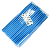 Plastové brčko Jumbo 25cm modré opakovaně použitelné ideal pack®