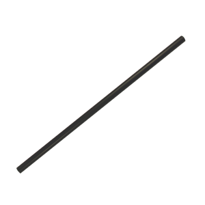 Plastové brčko Jumbo 25cm černé opakovaně použitelné ideal pack®