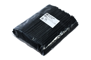 Plastové brčko Jumbo 8/250 mm černé 