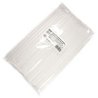 Plastové brčko Jumbo 25cm průhledné opakovaně použitelné ideal pack®