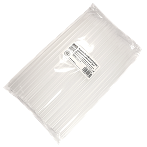 Plastové brčko Jumbo 25cm průhledné opakovaně použitelné ideal pack®