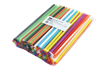 Plastové brčko Jumbo 25cm MIX barev ideal pack®