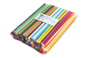 Plastové brčko Jumbo 25cm MIX barev ideal pack®
